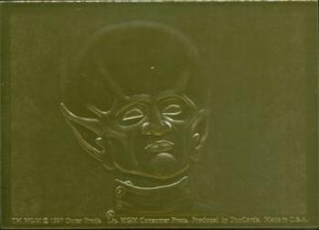 1997 DuoCards The Outer Limits - Gold Embossed #NNO Gwyllm Griffiths Front