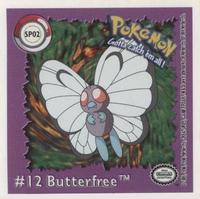 1999 Pokemon Action Flipz Premier Edition - Premier Stickers #SP02 Butterfree Front