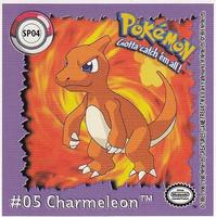1999 Pokemon Action Flipz Premier Edition - Premier Stickers #SP04 Charmeleon Front