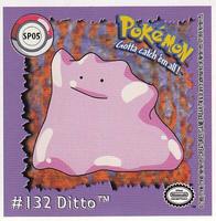 1999 Pokemon Action Flipz Premier Edition - Premier Stickers #SP05 Ditto Front