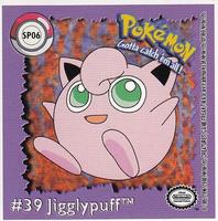 1999 Pokemon Action Flipz Premier Edition - Premier Stickers #SP06 Jigglypuff Front