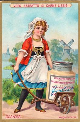 1889 Liebig Bambini in Costume Nazionale (Children in National Costume) (Italian Text) (F237, S231) #NNO Holland Front