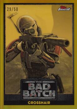 2022 Topps Finest Star Wars - The Bad Batch Gold #BB-4 Crosshair Front