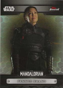 2022 Topps Finest Star Wars - The Mandalorian #MD-7 Fennec Shand Front