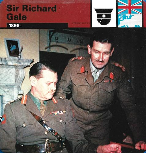 1977 Edito-Service World War II - Deck 83 #13-036-83-21 Sir Richard Gale Front