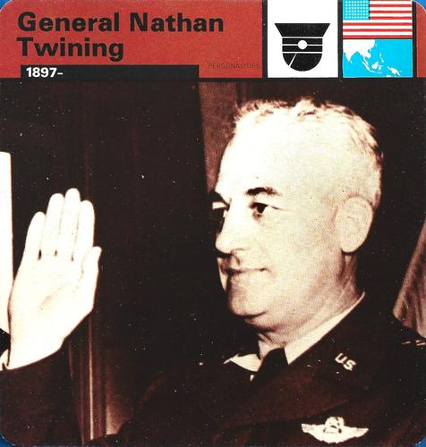 1977 Edito-Service World War II - Deck 84 #13-036-84-02 General Nathan Twining Front