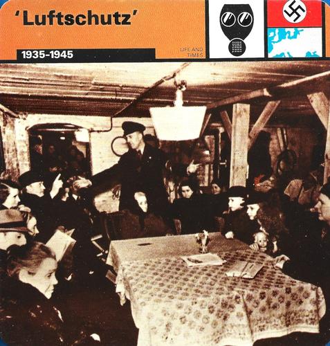 1977 Edito-Service World War II - Deck 84 #13-036-84-05 'Luftschutz' Front