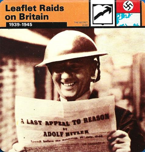 1977 Edito-Service World War II - Deck 85 #13-036-85-13 Leaflet Raids on Britain Front