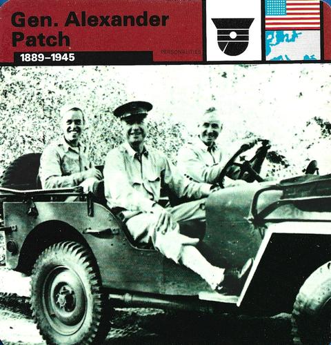 1977 Edito-Service World War II - Deck 85 #13-036-85-14 Gen. Alexander Patch Front