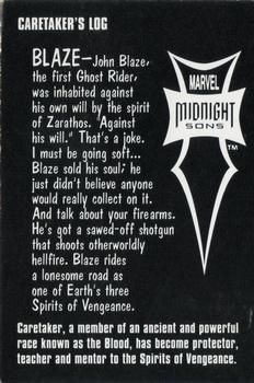 1993 Marvel Midnight Sons #NNO John Blaze Back
