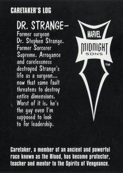 1993 Marvel Midnight Sons #NNO Dr. Strange Back