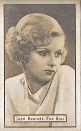 1933 Carreras Film Stars (Smile Away) #35 Joan Bennett Front