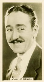 1929 Carreras Paramount Stars #16 Adolphe Menjou Front