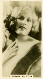 1929 Carreras Paramount Stars #19 Esther Ralston Front