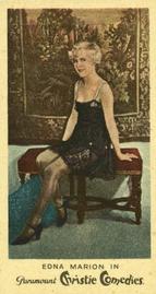 1928 Carreras Christie Comedy Girls #21 Edna Marion Front
