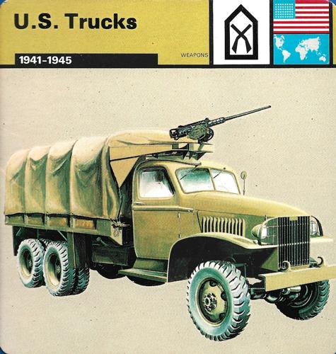 1977 Edito-Service World War II - Deck 87 #13-036-87-05 U.S. Trucks Front
