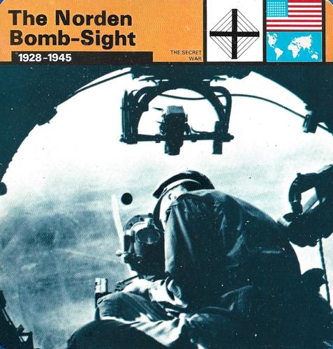 1977 Edito-Service World War II - Deck 87 #13-036-87-08 The Norden Bomb-Sight Front