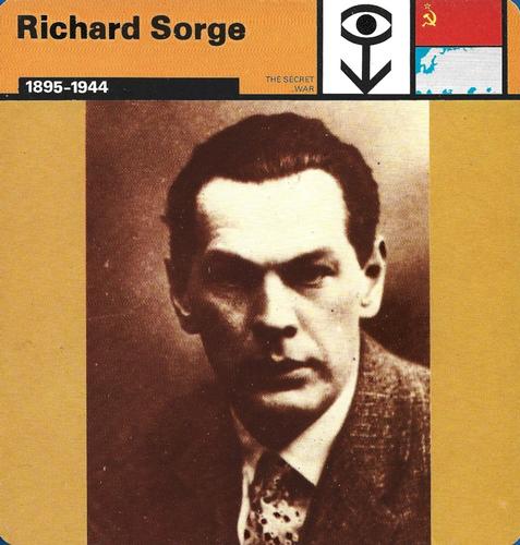 1977 Edito-Service World War II - Deck 102 #13-036-102-03 Richard Sorge Front