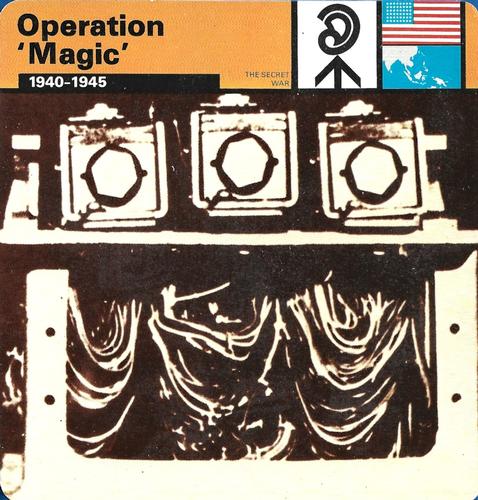 1977 Edito-Service World War II - Deck 102 #13-036-102-10 Operation 'Magic' Front