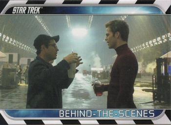 2009 Rittenhouse Star Trek Movie Cards - Behind-the-Scenes #B5 J.J. Abrams / Chris Pine Front