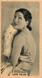 1930 Godfrey Phillips Cinema Stars (B&W) #8 Lupe Velez Front