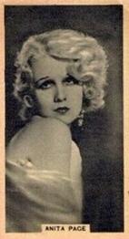 1930 Godfrey Phillips Cinema Stars (B&W) #19 Anita Page Front