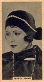 1930 Godfrey Phillips Cinema Stars (B&W) #21 Isabel Jeans Front