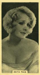 1933 Godfrey Phillips Cinema Stars #7 Anita Page Front