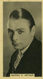 1933 Godfrey Phillips Cinema Stars #12 George K. Arthur Front