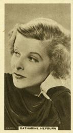 1933 Abdulla Cinema Stars (Brown Tone) #8 Katharine Hepburn Front