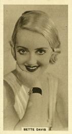 1933 Abdulla Cinema Stars (Brown Tone) #11 Bette Davis Front