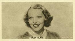 1933 Abdulla Cinema Stars (Brown Tone) #25 Sally Blane Front