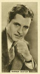 1933 Abdulla Cinema Stars (Brown Tone) #28 Warner Baxter Front