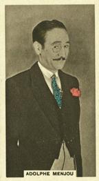 1934 Abdulla Cinema Stars (Hand Colored) #4 Adolphe Menjou Front