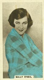 1934 Abdulla Cinema Stars (Hand Colored) #5 Sally O'Neil Front