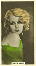 1934 Abdulla Cinema Stars (Hand Colored) #19 Anita Page Front