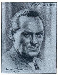 1934 Player's Film Stars (Large) #2 Lionel Barrymore Front