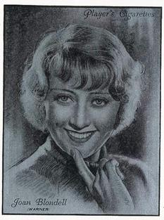 1934 Player's Film Stars (Large) #5 Joan Blondell Front