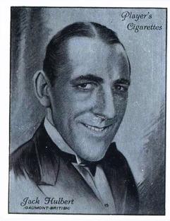 1934 Player's Film Stars (Large) #17 Jack Hulbert Front