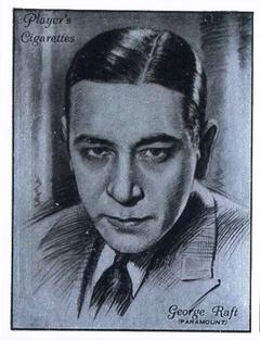 1934 Player's Film Stars (Large) #21 George Raft Front