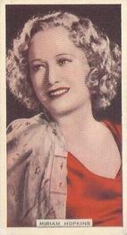 1935 Abdulla Stage and Cinema Beauties #34 Miriam Hopkins Front
