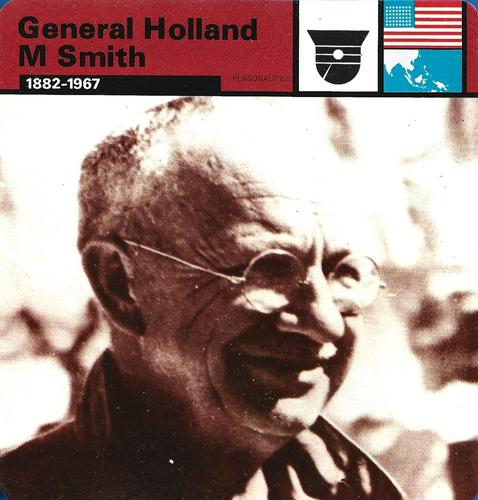 1977 Edito-Service World War II - Deck 103 #13-036-103-22 General Holland M Smith Front