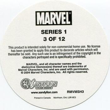 2004 Sandylion Marvel Stickers #3 X-Men Back