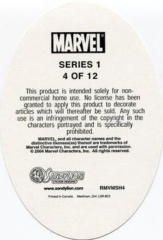 2004 Sandylion Marvel Stickers #4 Punisher Back