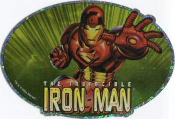 2004 Sandylion Marvel Stickers #7 Iron Man Front