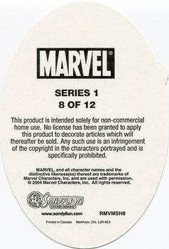 2004 Sandylion Marvel Stickers #8 Elektra Back