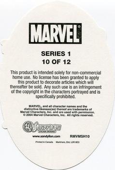 2004 Sandylion Marvel Stickers #10 Spider-Man Back