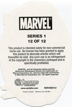 2004 Sandylion Marvel Stickers #12 Wolverine Back