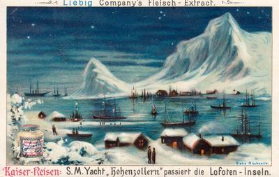 1892 Liebig Kaiser-Reisen (Journeys  of Kaiser William) (German text) (F368, S367) #NNO Lofoten Islands Front