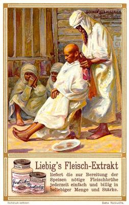 1911 Liebig Scenen aus Algerien (Picturesque Algeria) (German text) (F1011, S1012) #NNO At the Bleeder Front
